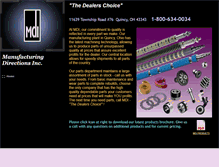 Tablet Screenshot of mdirollers.com